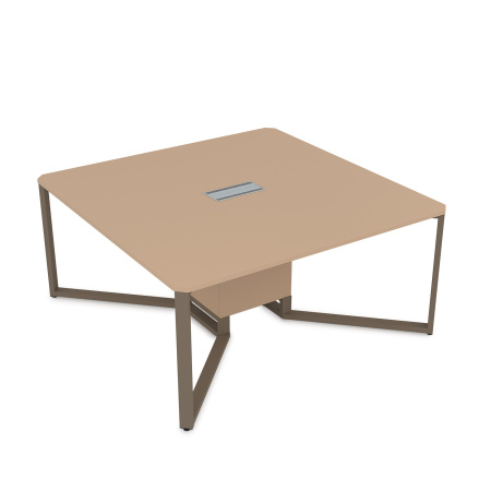 16СК.122 Стол-квадрат  (1200x1200x750) (Mokko | Tabaco)
