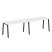 Рабочая станция на 2 рабочих места на А-образном м/к Metal System Style БА.СМ-2.3 2800x720x750 (Дуб наварра/Серый металл)