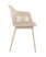 Стул Crocus с подушкой бежевый (Стул пластиковый Crocus бежевый)