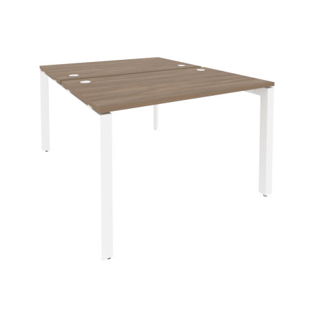 Рабочая станция на П-образном м/к Onix O.MP-D.RS-2.2.7 1180x1475x750 (Дуб Аризона/Белый Металл)