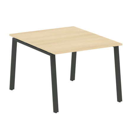 Стол для переговоров (1 столешница) на А-образном м/к Metal System Style БА.ПРГ-1.1 1000x1235x750 (Акация/Антрацит металл)