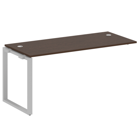 Проходной наборный элемент рабочей станции Metal System Style БО.ПРС-СП-1.4 1600x720x750 (Венге Цаво/Серый металл)