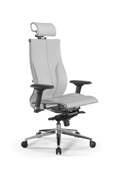 Кресло для руководителя Метта Samurai L2-10D - Infinity /Kc06/Nc06/D04P/H2cL-3D(M06.B32.G11.W03) (Белый)