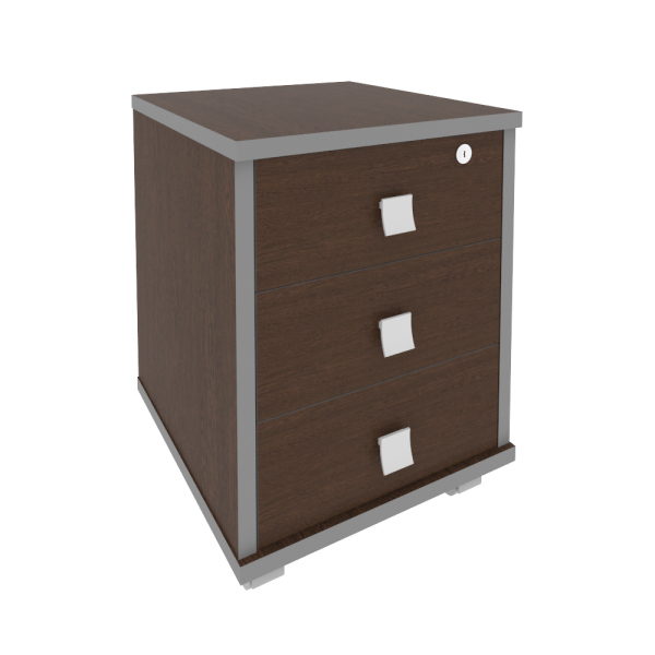 Тумба подкатная 3 ящ. Style Л.ТМ-3 420x450x563 (Венге Цаво)