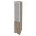Шкаф высокий узкий правый Onix O.SU-1.2RR 400x420x1977 (Тиквуд Светлый)