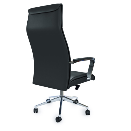 AL 752 Кресло руководителя, экокожа (Черный)