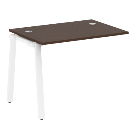 Проходной наборный элемент рабочей станции Metal System Style БА.ПРС-СП-1.1 1000x720x750 (Венге Цаво/Белый металл)