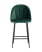 Стул полубарный Логан велюр зелёный (Стул полубарный Логан зеленый)