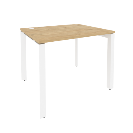 Стол рабочий на П-образном м/к Onix O.MP-SP-1.8 980x800x750 (Тиквуд Светлый/Белый Металл)