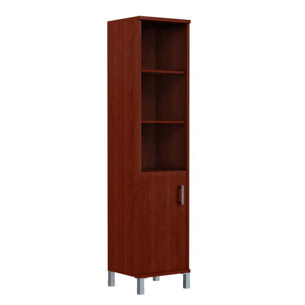 Шкаф узкий, глухая дверь без замка, правая Born B-431.2 R 475x450x2054 (Бургунди)