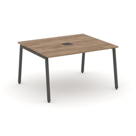 Стол переговорный SN-4A.SPRG-032 (1180х1180х750) (Дуб Табак/Металл Антрацит)