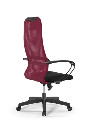 Кресло для руководителя Метта Sit 8 B1-8K - X1+UMF(X1) /Uh00/Wh00/K1bL(M09.B02.G15.W01) (Красный | Черный)