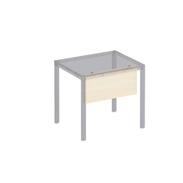 Экран стола защитный (ДСП) с кронштейнами для столов на  84.4 Комфорт МП2 К 811 844x0x0 (Дуб шамони светлый)