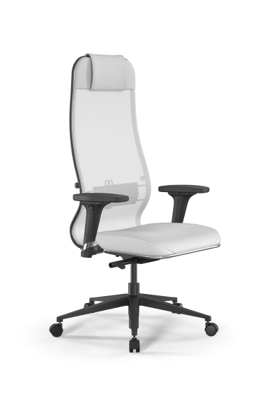 Кресло для руководителя Метта SynchroSit 10 B1-115D - X2+Extra /Um00/Wm12/D02P(M23.B11.G19.W02) (Белый)