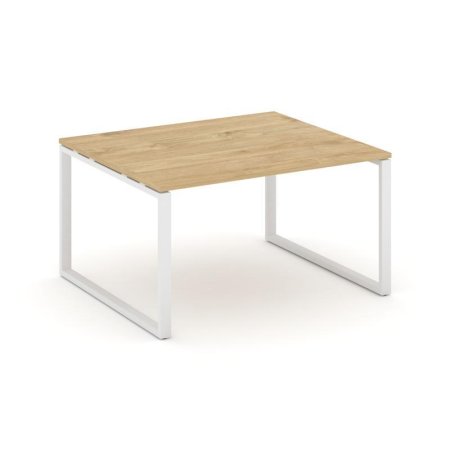 Стол переговорный SN-6O.SPRG-032.3 (1180х1180х750) (Тиквуд Светлый/Металл Белый)