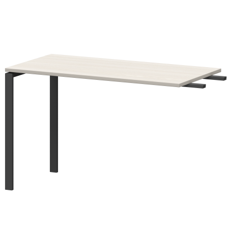 Бриф-приставка на металлокаркасе Арго-М АМ-120.60 1200x600x760 (Ясень шимо/Антрацит)