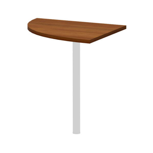 Переход (без опоры) правая Этюд Р20.13пр 700x600x25 (Орех Французский)