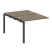 Проходной наборный элемент рабочей станции Metal System Style БП.ПРС-СП-2.1 1000x1475x750 (Дуб Наварра/Серый металл)