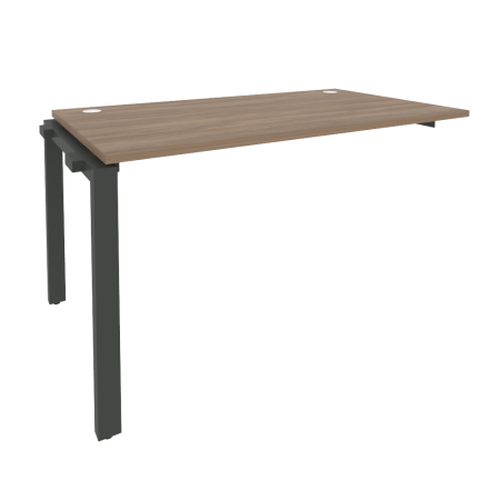 Наборный элемент рабочей станции на П-образном м/к Onix O.MP-1.NRS-3.8 1380x800x750 (Дуб Аризона/Черный металл)