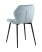 Стул Эдвин велюр пыльно-голубой (Стул кухонный Эдвин пыльно-голубой)