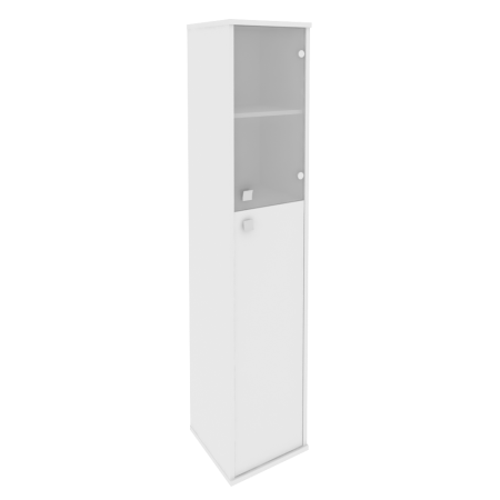Шкаф высокий узкий, правый Style Л.СУ-1.7Пр 412x410x1980 (Белый)