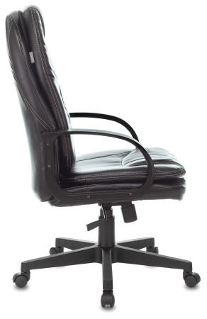 Кресло руководителя CH-868LT черный эко.кожа крестов. пластик (Черный)