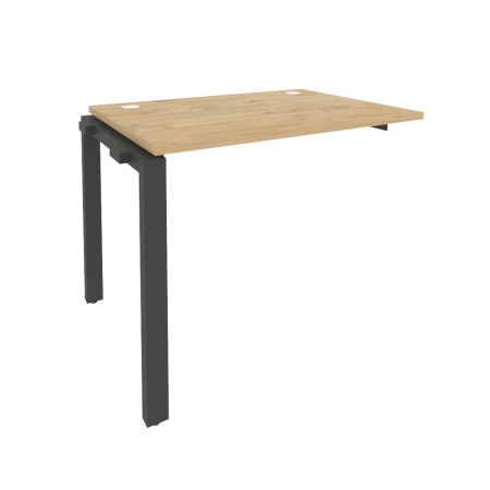 Наборный элемент рабочей станции на П-образном м/к Onix O.MP-1.NRS-1.7 980x720x750 (Тиквуд Светлый/Черный металл)