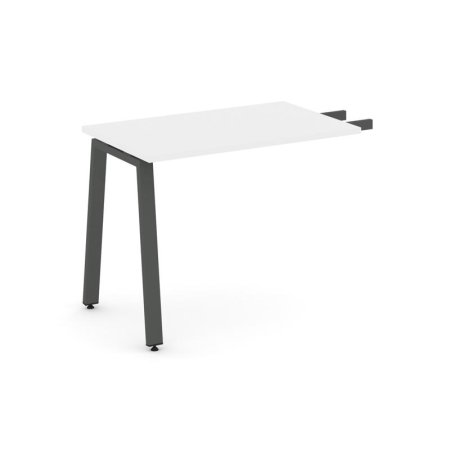 Брифинг-приставка SN-6A.BR-003 (980х600х750) (Белый/Металл Антрацит)