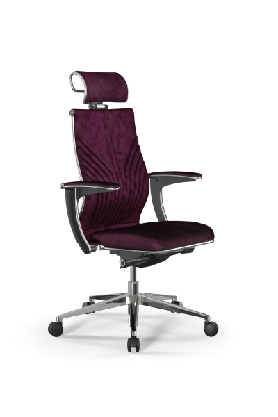 Кресло для руководителя Метта Samurai M3-13U - GoyaLE /Kc31/Wm31/U1mV-mL/H2cV-3D(M26.B32.G25.W03) (Фиолетовый)