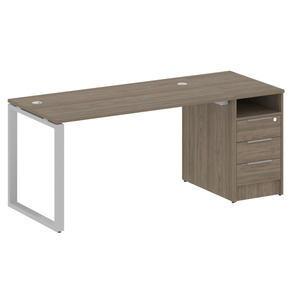 Рабочая станция Metal System Style БО.РС-СТП1.3 1812x720x750 (Вяз/Серый металл)