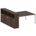 Рабочая станция с опорным шкафом-купе Metal System Style БП.РС-СШК-4.5 2210x2332x1098 (Дуб Наварра/Серый металл)