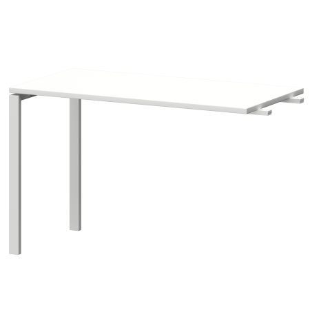 Бриф-приставка Смарт СМБ25-П-12.Пр25 1200x600x750 (Белый/Белый)