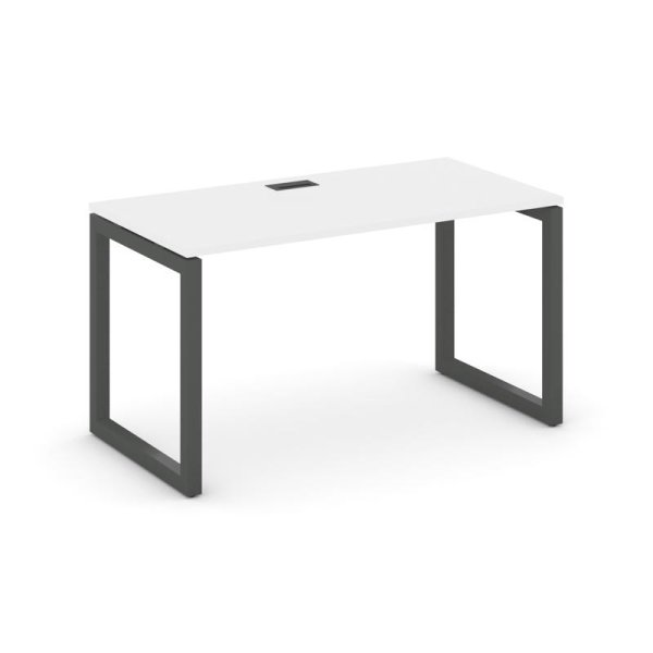 Стол письменный SN-5O.SP-011 (980х700х750) (Белый/Металл Антрацит)