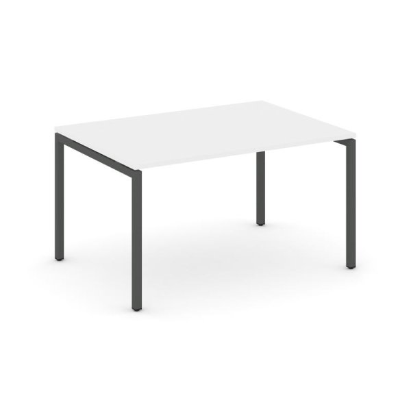 Стол переговорный SN-4P.SPRG-002.3 (1180х980х750) (Белый/Металл Антрацит)