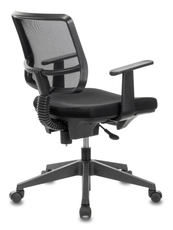 Кресло CH-535 черный TW-01 TW-11 сетка/ткань крестов. пластик (Черный)