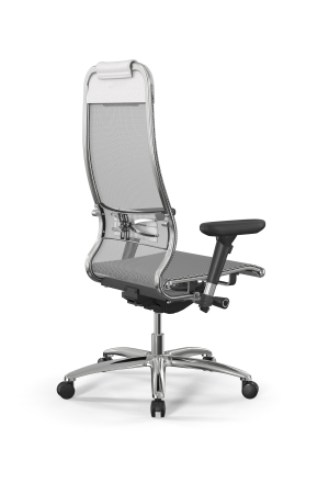 Кресло для руководителя Метта Samurai L1-1D - TS /Uc00/Nc00/D13P(M26.B31.G20.W03) (Белый)