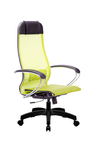 Кресло для руководителя Метта МЕТТА-4(MPRU)/подл.131/осн.001 (Лайм)