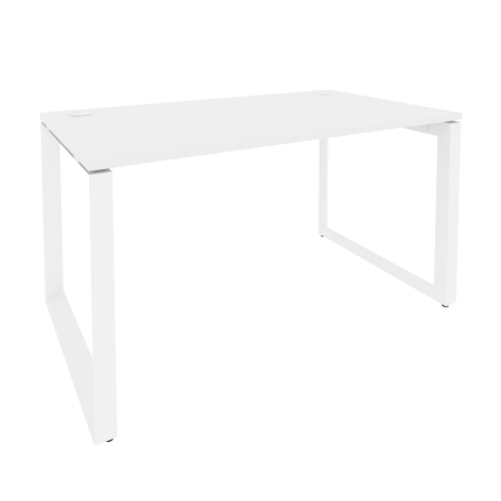 Стол рабочий на О-образном м/к Onix O.MO-SP-3.8 1380x800x750 (Белый Бриллиант/Белый Металл)