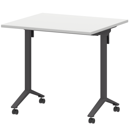 Стол мобильный складной Моби МБ22-80.70 800x700x750 (Белый/Антрацит)