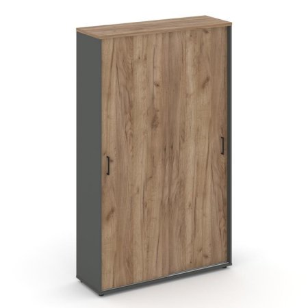 Шкаф-купе для одежды SN.SHK.E-003 (1200х400х1982) (Антрацит/Дуб Табак)