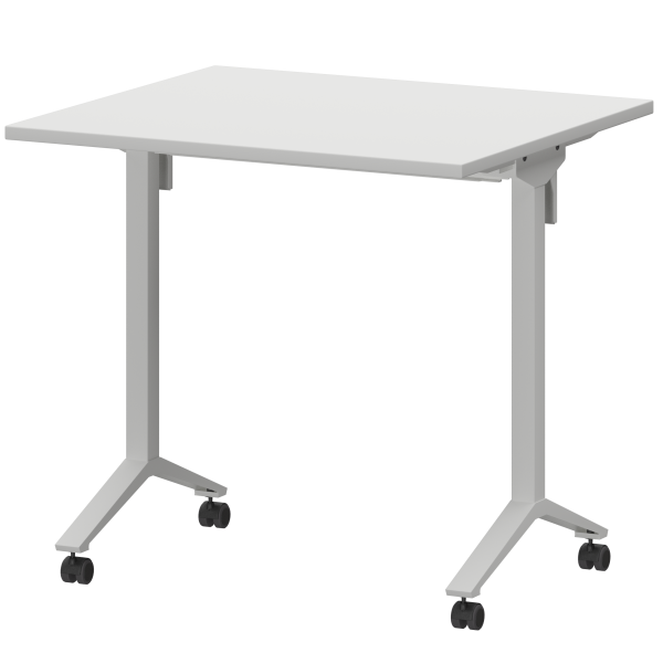 Стол мобильный складной Моби МБ22-80.70 800x700x750 (Белый/Белый)