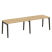 Рабочая станция на деревянных опорах Onix Wood OW.RS-2.3.8 2760x800x750 (Тиквуд Светлый/Дуб Темный)