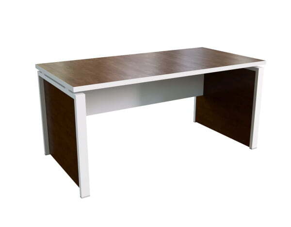 Стол для руководителя Steel Evo 17160 1600х800х740 (Дуб темный/серый)