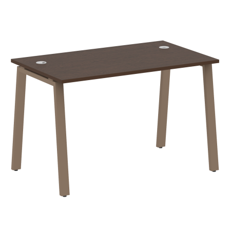 Стол письменный Metal System Style БА.СП-2 1200x720x750 (Венге Цаво/Мокко металл)
