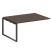 Проходной наборный элемент переговорного стола Metal System Style БО.ППРГ-4 1600x1235x750 (Дуб Наварра/Серый металл)