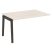 Проходной наборный элемент переговорного стола на деревянных опорах Onix Wood OW.NPRG-3 1380x980x750 (Тиквуд Светлый/Дуб Темный)