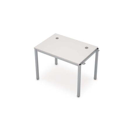 6МБН.177 Линейные бенч-системы, начальный модуль (1000x700x750) (Белый/Алюминий матовый)