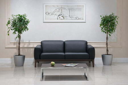 FIOTTO Диван 2-местный (ЧЕРН/ТАБАК)