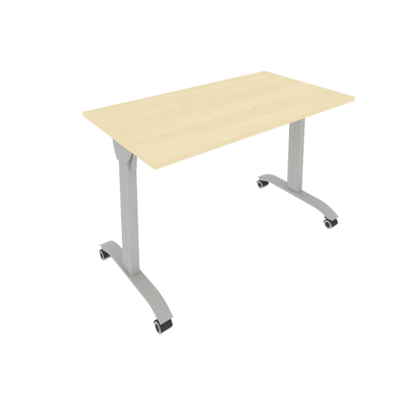 Стол складной мобильный Mobile system СМ-3 1200x650x757 (Клен/Серый металл)