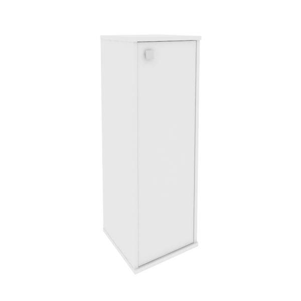 Шкаф средний  узкий, правый Style Л.СУ-2.3Пр 412x410x1215 (Белый)